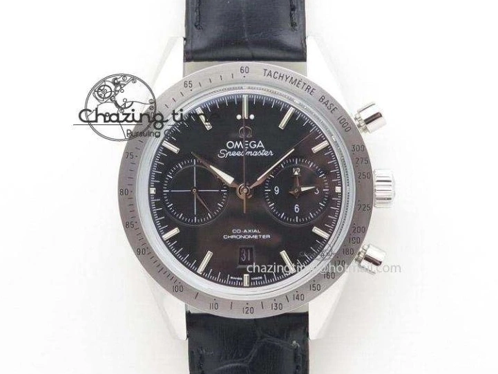 0823 Flexible Seamaster 300M SS OMF 1:1 Best Edition Black Dial Matt Black Ceramic Bezel On SS Bracelet A 8147
